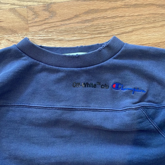 Off White Champion Sweatshirt - Picture 2 of 4